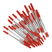 2. Starpak Długopis Zamykany Crystal Czerwony 50 sztuk 144363