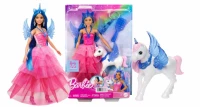 10. Mattel Lalka Barbie Sappsire Szcypta Magii Skrzydlaty Jednorożec HRR16