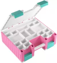 18. Gamegenic: Game Castle - Walizka z Pudełkami - Pink/White/Teal