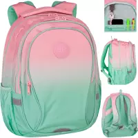 7. CoolPack Factor X Plecak Szkolny Młodzieżowy Gradient Strawberry F002754