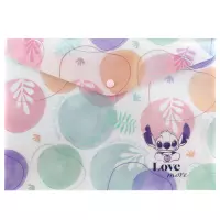 1. Coolpack Koperta na Dokumenty A4 Zatrzask Stitch Pastel wzór 3 75149PTR