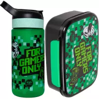 1. CoolPack Bibby Bidon na napoje 420ml Game Zone Z08826 + Śniadaniówka Foodyx Game Zone Z18826