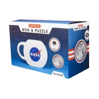 1. Zestaw Prezentowy NASA: Kubek + Puzzle 100 elementów