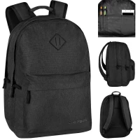 6. Coolpack Plecak Młodzieżowy Scout Snow Black E96020