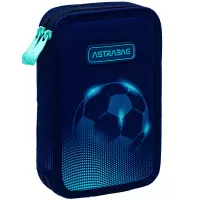 6. AstraBag Piórnik AC2 Dwukomorowy bez Wyposażenia Football Light 503025024