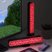 4. Minecraft Zestaw 2 Lampek Wielokolorowych + Pilot