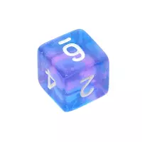 8. Komplet kości REBEL RPG - Kamienie Księżycowe - Orchidea