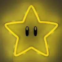 4. Lampka Neonowa Ścienna Super Star 