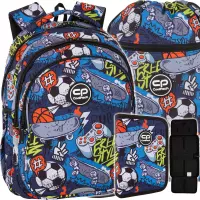 1. CoolPack Jerry Plecak Szkolny Hobby F029929 + Worek F070929 + Piórnik F076929