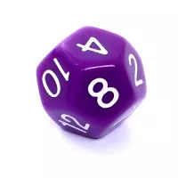9. Komplet kości REBEL RPG - Matowe - Fioletowe