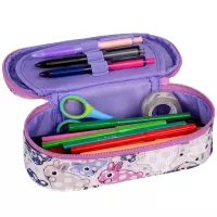 2. Coolpack Campus Piórnik Tuba Usztywniona z Organizerem White Bunny F062833