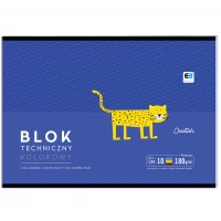 5. Interdruk Blok Techniczny Kolorowy A4 10 kartek 180g 236876