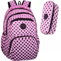 1. CoolPack Pick Plecak Szkolny Młodzieżowy Pink Marshmallow F099893 + Piórnik F062893
