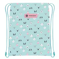 13. AstraBag Zestaw Szkolny 3el. Teddy Panda Plecak 502023069 + Piórnik 503023050 + Worek 507023019