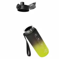 3. Starpak Bidon Ombre 750 ml Green-Black 559257