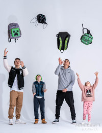 3. Astra Minecraft Survival Camp Plecak Worek Szkolny Na Sznurkach 507020201