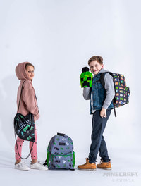 2. Astra Minecraft Survival Camp Plecak Worek Szkolny Na Sznurkach 507020201