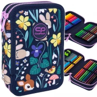1. CoolPack Jumper 2 Piórnik Dwukomorowy Z Wyposażeniem Oh My Deer F066664