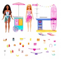3. Mattel Barbie Zestaw Dzień Nad Morzem + Lalki HNK99