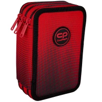 1. CoolPack Jumper 3 Piórnik Trzykomorowy z Wyposażeniem Gradient Cranberry F067756