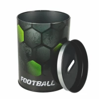 1. Starpak Skarbonka Metalowa Okrągła Football 536848