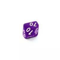 3. Komplet kości REBEL RPG - Matowe - Fioletowe