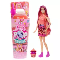 4. Mattel Barbie Lalka Pop Rev Bubble Tea Owocowy Sok Mango HTJ22 