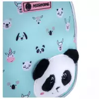 3. AstraBag Zestaw Szkolny 3el. Teddy Panda Plecak 502023069 + Piórnik 503023050 + Worek 507023019