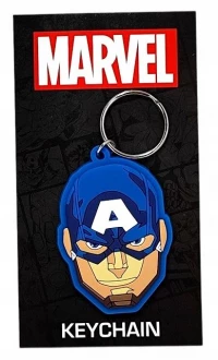 1. Brelok Gumowy Marvel - Kapitan Ameryka
