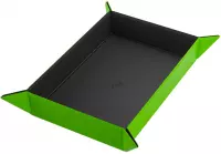 1. Gamegenic: Magnetic Dice Tray - Rectangular - Mata do Kości - Black/Green