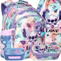 1. CoolPack Jerry Zestaw Szkolny Stitch 5el Plecak Pastel F029885 + Worek F054885 + Piórnik Tuba F062885