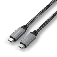 3. Satechi - Kabel USB4 - USB-C - USB-C 100W 80 cm Space Gray