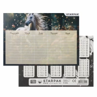 4. Starpak Plan Lekcji z Tabliczką Mnożenia A5 Horse Konik 536140