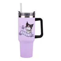 4. Kubek Podróżny ze Słomką Kuromi - 900 ml