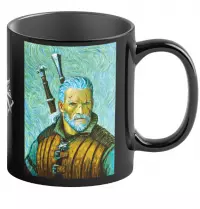 2. Kubek z Termoaktywną Aplikacją Game Art Chronicles The Witcher Geralt & Vincent van Gogh