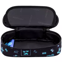 4. AstraBag Piórnik AC6 Saszetka Usztywniona Dark Pixel 503025018