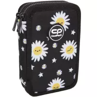 1. CoolPack Jumper 2 Piórnik Dwukomorowy Z Wyposażeniem Daisy Black F066817