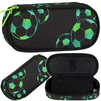 4. Starpak Piórnik Szkolny Tuba Usztywniana Football Green 553120