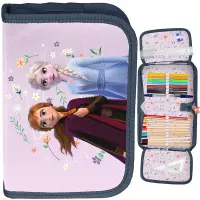 4. Paso Piórnik Dwuklapkowy z Wyposażeniem Disney Frozen Różowy DF25BB-P001