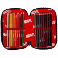 4. CoolPack Jumper 3 Piórnik Trzykomorowy Z Wyposażeniem Avengers F067778