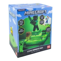 1. Lampa - Diorama Minecraft Steve Wysokość: 30 cm