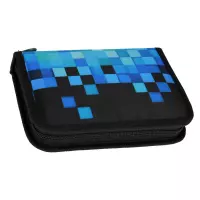 7. Starpak Piórnik Dwuklapkowy z Wyposażeniem Pixel Blue 552623