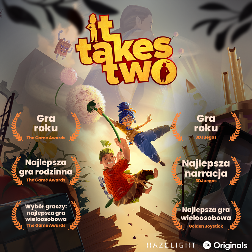 It Takes Two Gra na PS4 (Kompatybilna z PS5) - Dobra cena, Opinie