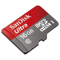 3. SanDisk Ultra MicroSDHC 16GB + SD Adapter 80MB/s Class 10 UHS-i