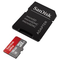 5. SanDisk Ultra MicroSDHC 16GB + SD Adapter 80MB/s Class 10 UHS-i