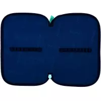 4. AstraBag Piórnik AC2 Dwukomorowy bez Wyposażenia Football Light 503025024