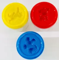 1. Mega Creative Masa Plastyczna 3 Kolory Tuba 471253