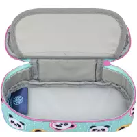 3. AstraBag Piórnik AC6 Saszetka Usztywniona Minty Panda 503025011