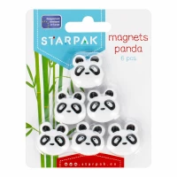 6. Starpak Magnesy Pandy 6szt. 398962