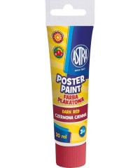 1. Astra Farba Plakatowa Tuba 30ml Czerwona Ciemna 83110911